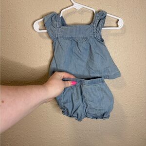 Carter's Blue Denim Kids Matching Set